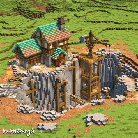 Image result for Quarry Minecraft Build