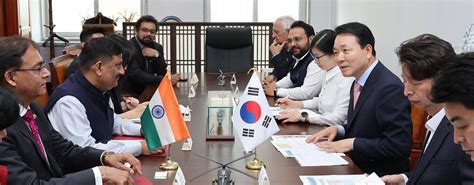 Hon’ble MP Mr. Sanjay Kumar met Mr. Sung Il-jong, Chairperson, National ...