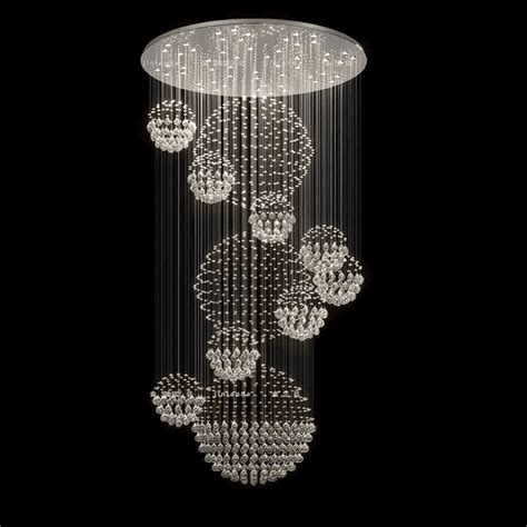 Luxury Solar System Spiral Raindrop Chandelier | Jagmag Lights