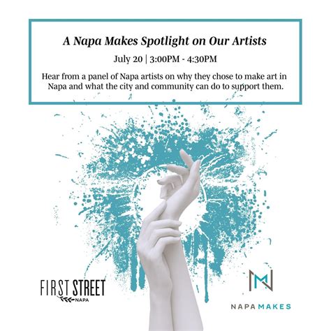 A Napa Makes Spotlight on our Artists, 1270 1st St, Napa, 20 July 2023 ...