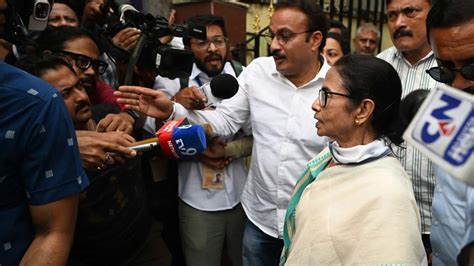 'BJP wants to rig elections': Mamata visits polling booths in ...