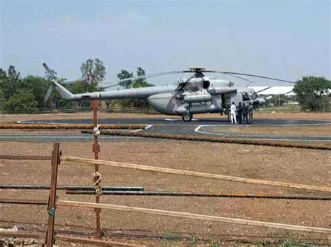Preparations for PM Modi's Dahod visit, Indian Air Force helicopter ...