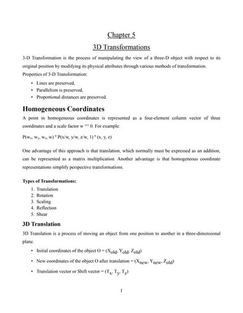 Computer Graphics 3D Transformation 的图像结果