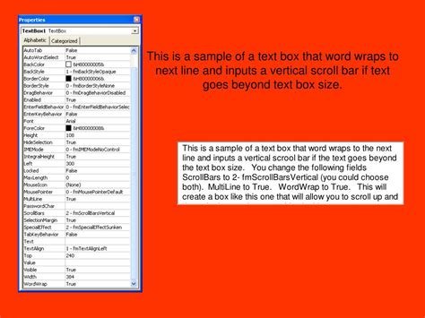 Image result for How to Add Scroll Bars Text in PowerPoint