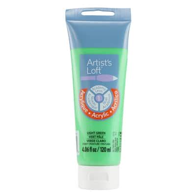4oz. Acrylic Paint by Artist's Loft™, Size: 4 fl oz, Color: Light Green ...
