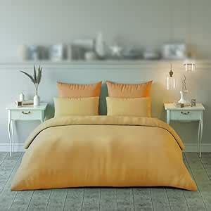 Buy Pro Linen Premium Sheen Plain Satin Pure Cotton 300Tc, 2Pc Bedding ...