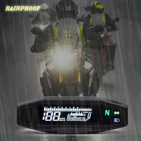 WHALETAIL Universal Mini LCD Motorcycle Speedometer with India | Ubuy