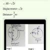 An object is moving in a circle of radius r. Calculate the distance and ...