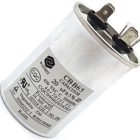 EN60252-1 Universal Air Conditioning Compressor Start-up Capacitor 20 ...