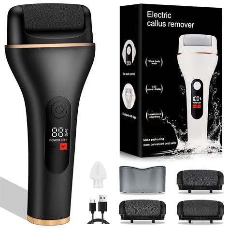 iMoebel Electric Professional Callus Remover with LED Display & Light ...