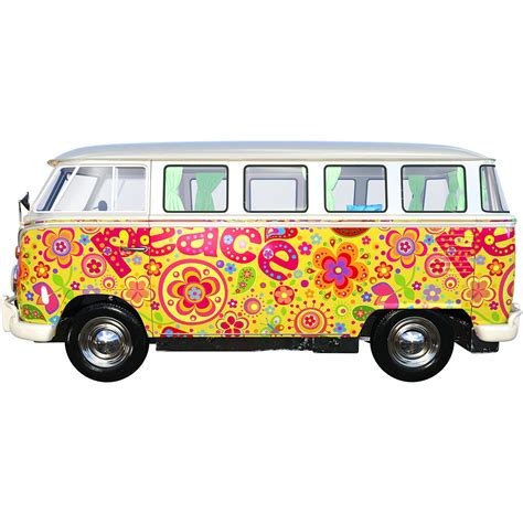 SP12680 Hippie Van 2 Groovy Car 60s Woodstock Cardboard Cutout Standee ...