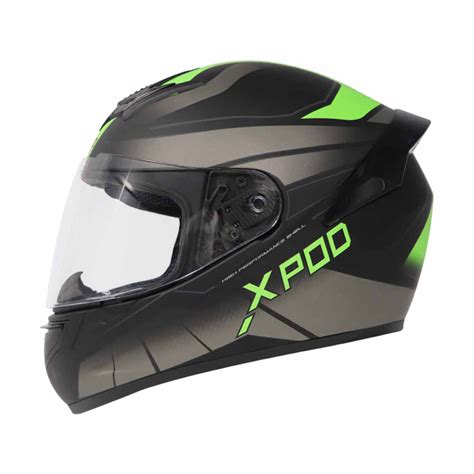 TVS XPOD Dual Tone Helmet - Neon-Grey | Premium Safety & Style – Future ...