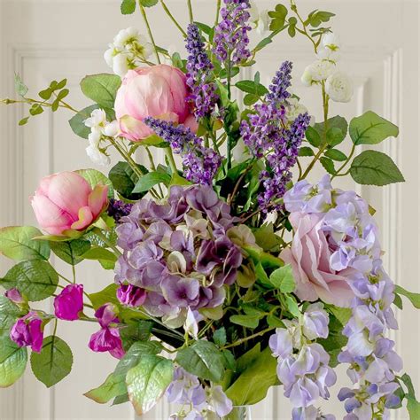 artificial luxury cottage garden flower bouquet by the flower studio ...
