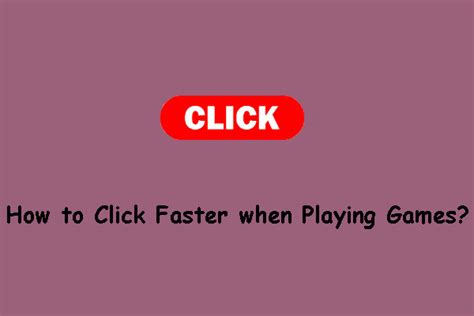 Image result for How to Click Very Fast