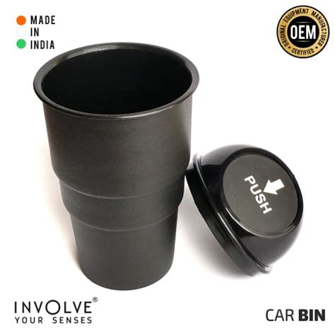 Involve® Car Dustbin - Car Trashbin/ Car Bin - Involve Your Senses