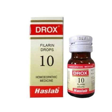 Buy DROX 10 FILARIN FILARIA 30 ML HASLAB Online at Low Prices in India ...