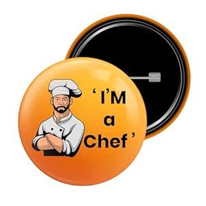 woopme Professional Role Badge Pin for Adults | Round Name Tag with ...