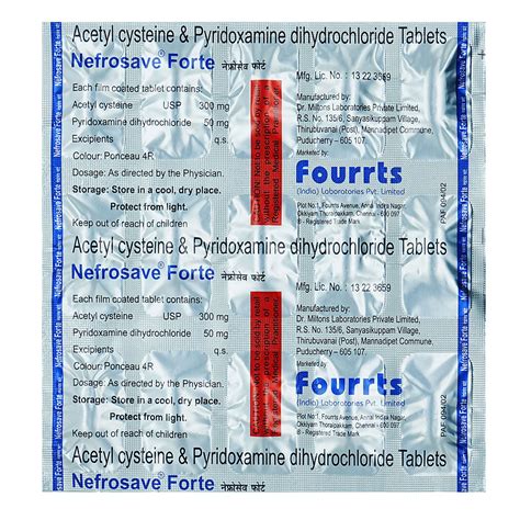 Nefrosave Forte Tablet | Uses, Side Effects, Price | Apollo Pharmacy