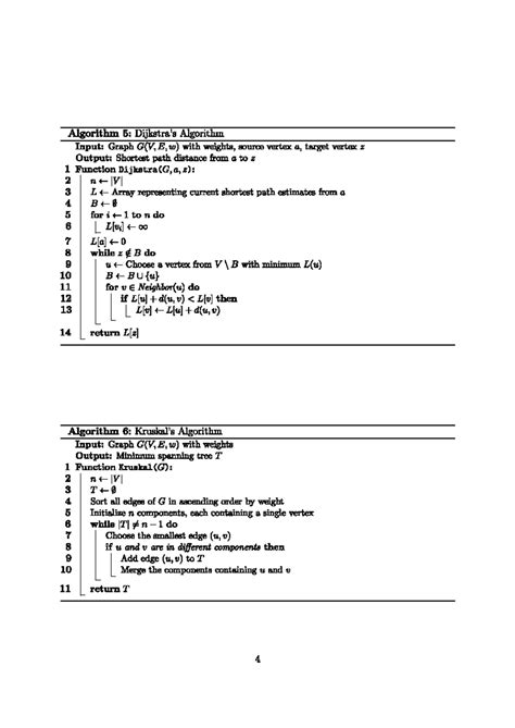 4 - cacaaca - Algorithm 5: Algorithm Input: Graph G(V, E, w) with ...