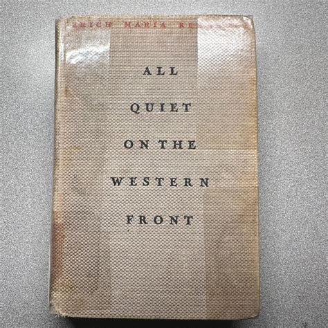 All Quiet on the Western Front by Erich Maria Remarque: Good Hardcover ...