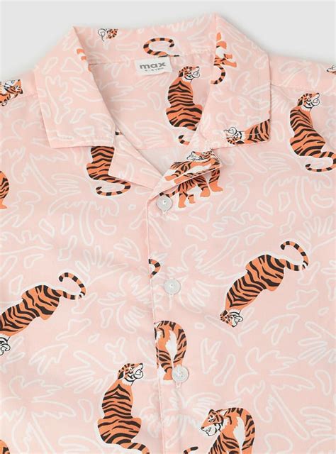 Buy Boys Regular Fit Printed Resort Shirt Online at just Rs. 449.0 ...