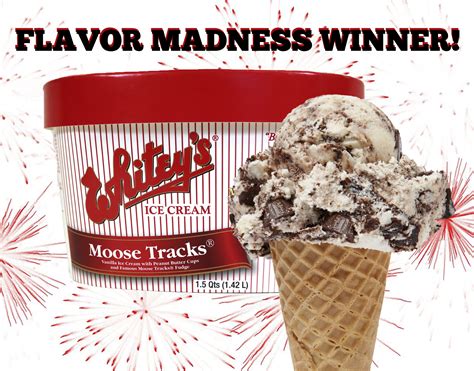 2023 Flavor Madness Winner... MOOSE TRACKS!!! - Whitey's Ice Cream