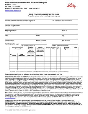 Lilly Cares Dose Change Form - Fill Online, Printable, Fillable, Blank ...