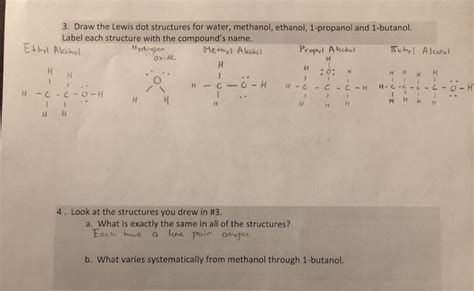 Lewis Structure Of 1 Propanol