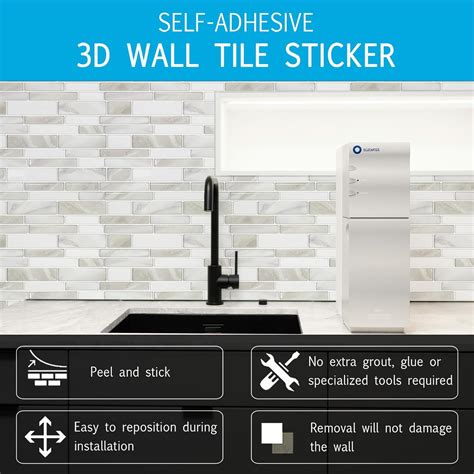 VamosTile Vamos Tile 10 Sheets Peel and Stick Backsplash India | Ubuy