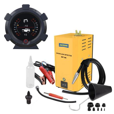 Buy AUTOOL Automotive EVAP Smoke Machine,12V Car Fuel Pipe System Leak ...