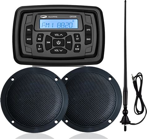 Amazon.com: Bluetooth Marine Digital Media Receiver: 2.8" LCD Display Waterproof Boat Radio ...