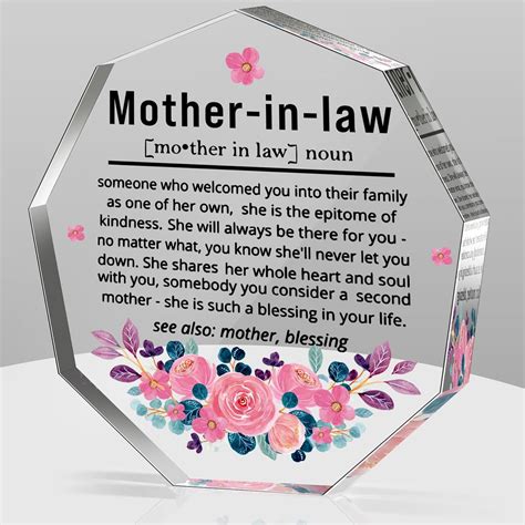 Amazon.com: Mother-In-Law Gifts from Daughter-In-Law Mothers Day Gifts ...