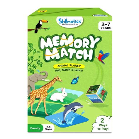 Buy Skillmatics Memory Match Board Game : Animal Planet - Fun & Fast ...