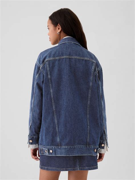 Oversized Icon Denim Jacket | Gap