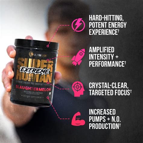 ALPHALION ALPHA LION Superhuman Extreme High Stim Pre Workout India | Ubuy