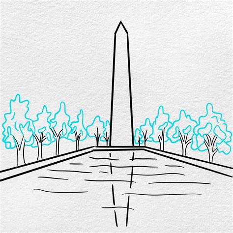 Washington Monument Outline