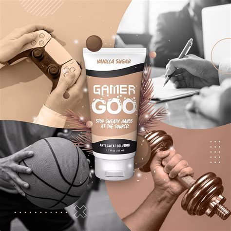 Gamer Goo - Antiperspirant for Hands, Non-Sticky Drying Lotion for ...
