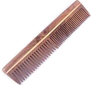 Buy Stylazo Neem Wood Hair Comb 100% Hand made Anti-Dandruff Comb, For ...