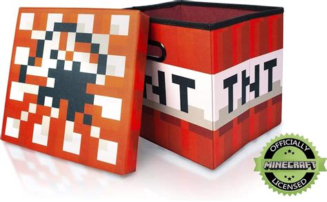 MINECRAFT TNT Block Storage Cube Organizer Storage India | Ubuy