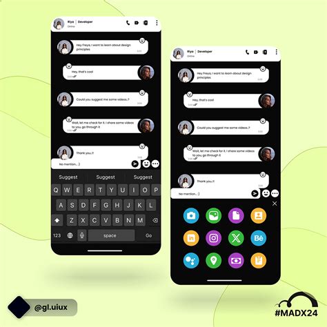Chat Screen Design 的图像结果