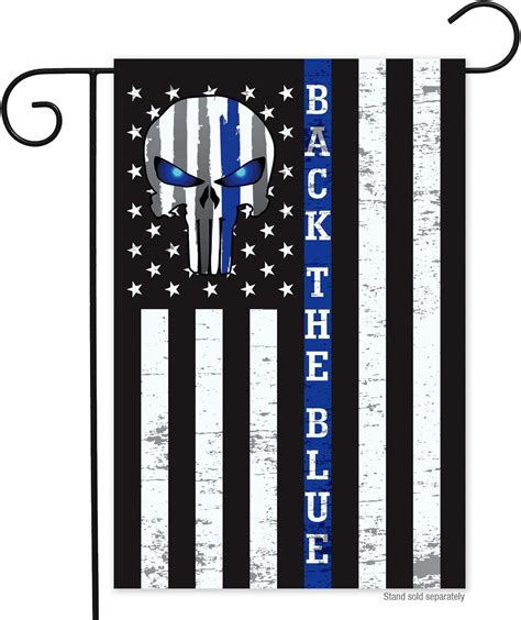 Top 10 Thin Blue Line Flag Garden - Home Preview