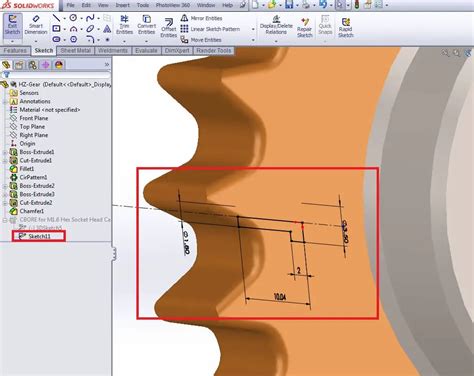 Image result for SolidWorks Hole Wizard Custom Thread