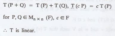 T is Linear - Problems of Linear