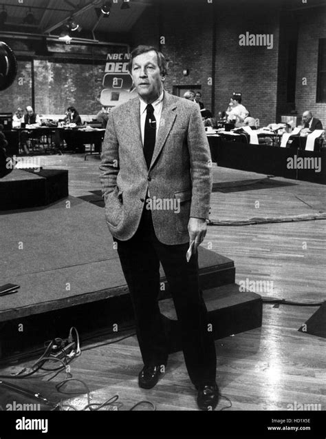 Roger Mudd, Chief Political Correspondent for NBC Nightly News, June ...