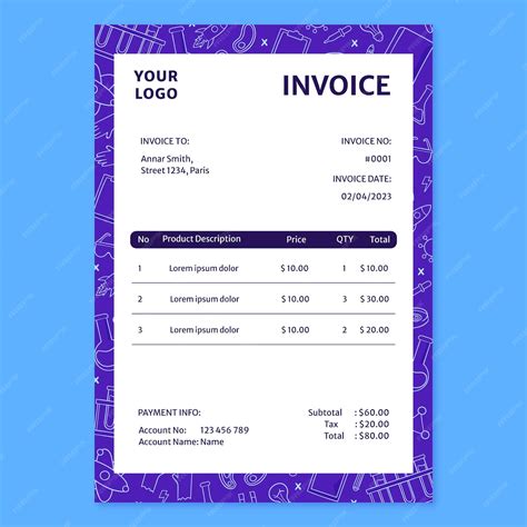 Image result for Qualitative Research Invoice Example