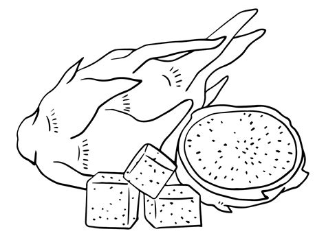 20+ Dragon Fruit Coloring Pages - Free Printable PDF & Online Coloring