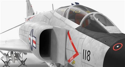 F 4 Phantom II US Navy Rigged 3D model | 3D Molier International