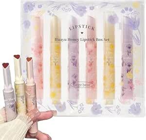 Buy Lipsticks for Women, Gege Bear Flower Honey Jelly Lipstick Set ...