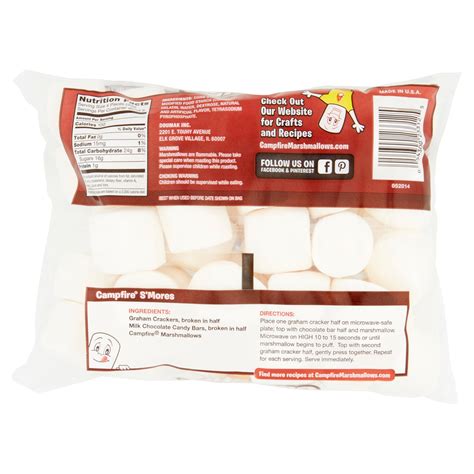 Campfire Marshmallows Nutrition Facts