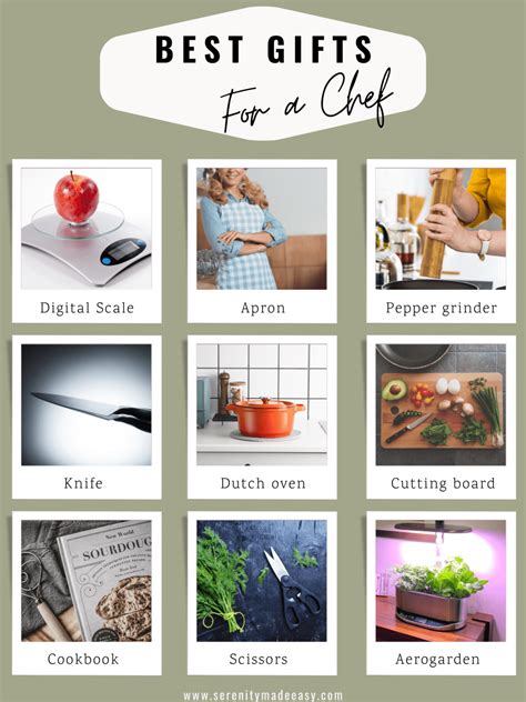 Best gifts for a chef for any occasion - Serenity Made Easy